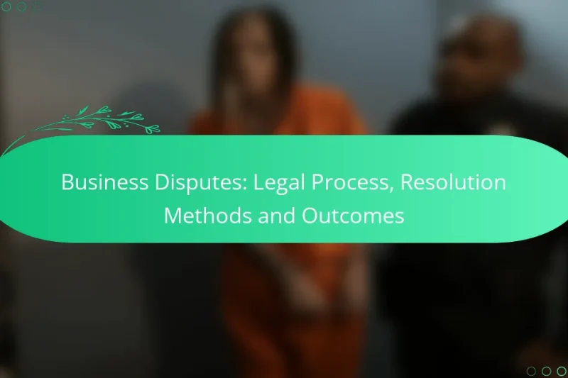 Obchodní spory: Právní proces, metody řešení a výsledky