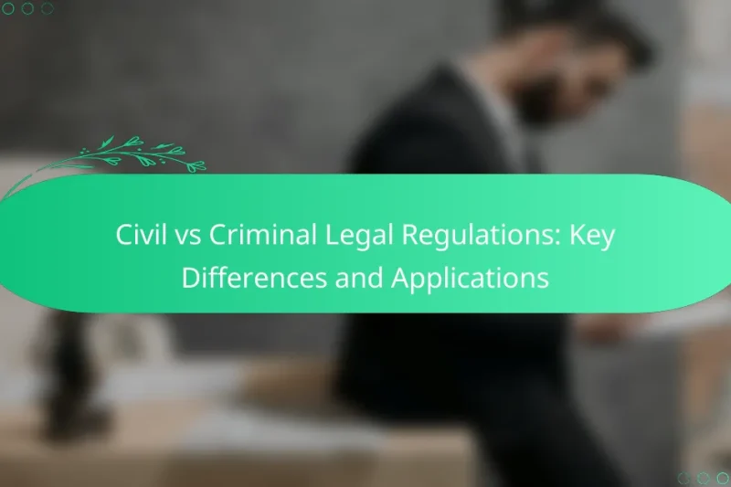 Občanské vs trestní právní předpisy: klíčové rozdíly a použití