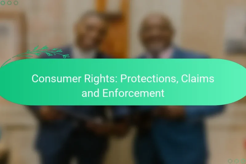 Práva spotřebitelů: Ochrana, nároky a vymáhání
