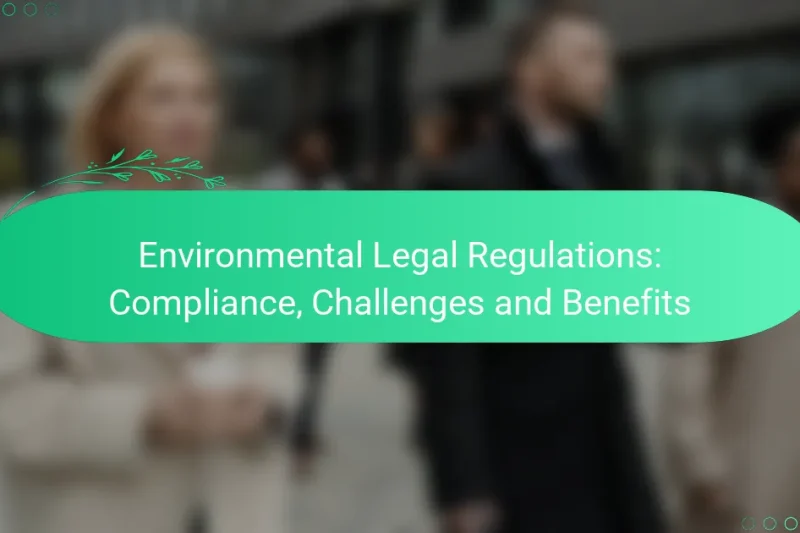 Právní předpisy v oblasti životního prostředí: Shoda, výzvy a přínosy