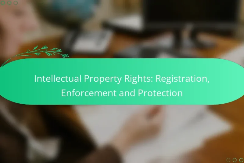 Práva duševního vlastnictví: Registrace, vymáhání a ochrana