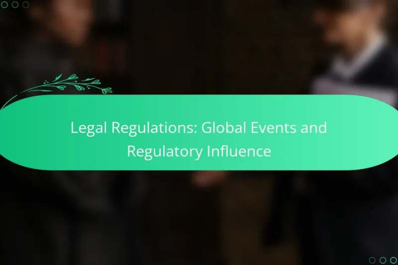 Právní předpisy: Globální události a regulační vliv