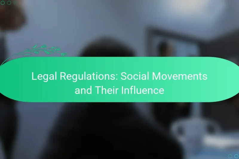Právní předpisy: sociální hnutí a jejich vliv